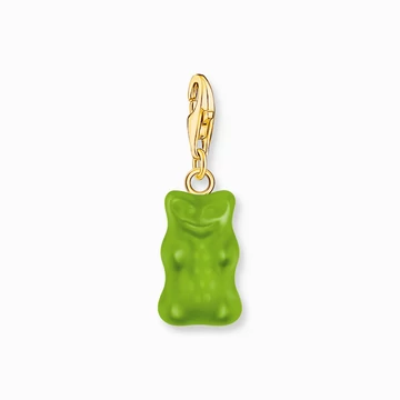 Thomas Sabo x Haribo zöld gumimaci kristályüveg charm - 2192-413-6