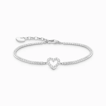 Thomas Sabo Szív karkötő 19 cm - A2177-051-14-L19