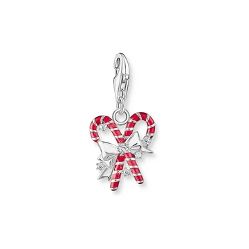 Thomas Sabo Charm Club Karácsonyi cukorpálca charm - 2197-041-7
