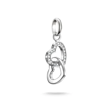 Thomas Sabo Charm Club Connect összefonódott szívek charm medál - CC1201-051-14