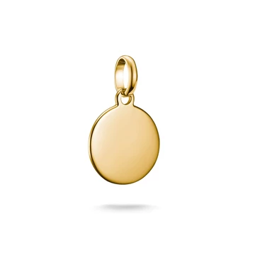 Thomas Sabo Charm Club Connect aranyozott gravírozható charm medál - CC1271-413-39