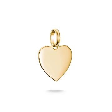 Thomas Sabo Charm Club Connect aranyozott gravírozható szív charm medál - CC1272-413-39
