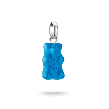 Thomas Sabo x Haribo Charm Club Connect kék gumimaci kristályüveg charm medál - CC1275-017-1