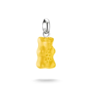 Thomas Sabo x Haribo Charm Club Connect sárga gumimaci kristályüveg charm medál - CC1275-017-4