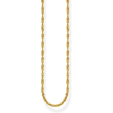 Thomas Sabo aranyozott Szingapúri nyaklánc 45 cm - KE2284-413-39-L45
