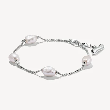 Thomas Sabo édesvízi gyöngy karkötő 19 cm - A2189-082-14-L19