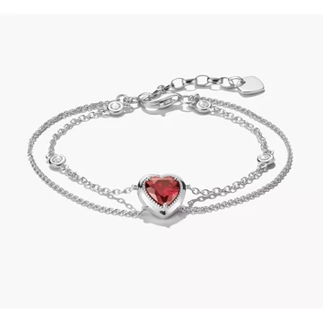 Thomas Sabo szív karkötő 19 cm - A2222-051-10-L19