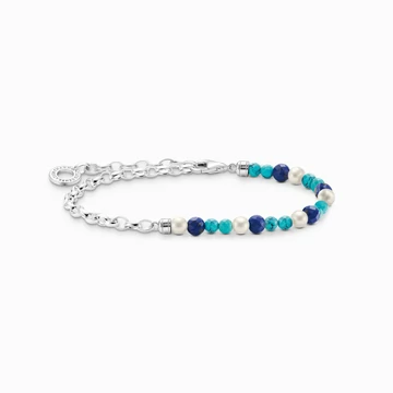 Thomas Sabo Charming Collection színes gyöngyökkel karkötő 14 cm - A2100-056-7-L14