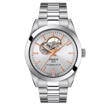 Tissot T-Classic Gentleman Powermatic 80 Open Heart férfi óra - T127.407.11.031.01