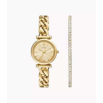 Fossil Carlie női óra szett - ES5387SET