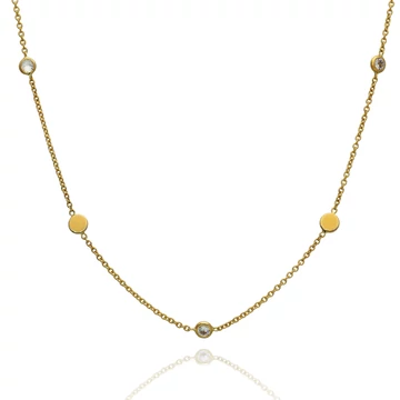 Arany nyaklánc 45 cm - A03S118köves