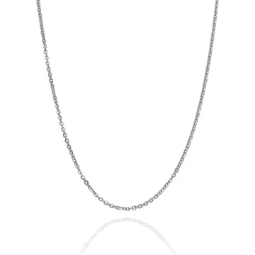 Fehér arany nyaklánc 40 cm - BRILLO035-W-40