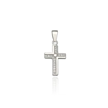 Ezüst kereszt medál - 09137-8