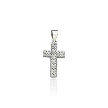 Ezüst kereszt medál - 09137-9