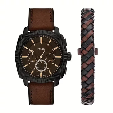Fossil Machine Chronograph férfi óra szett - FS6102SET
