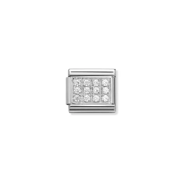 Nomination "köves téglalap" charm - 330307-01