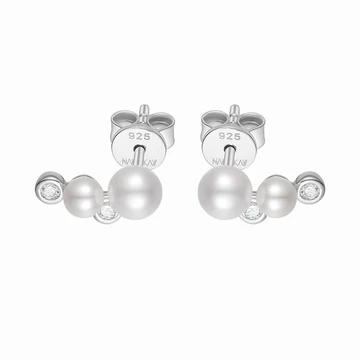 NANA KAY silver trends gyöngy fülbevaló - ST2327