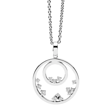 NANA KAY silver trends ezüst kör nyakék - ST1389