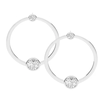 NANA KAY silver trends ezüst karika fülbevaló - ST1488
