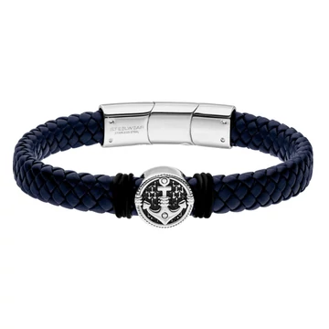 STEELWEAR Cancún férfi karkötő horgony medállal 22,5 cm - SW-948