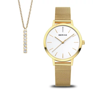 Bering Classic női óra szett - 13434-334-GWP