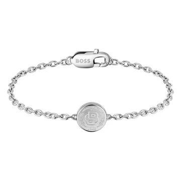 Boss Double B Coin férfi karkötő 19 cm - HBJ1580763M