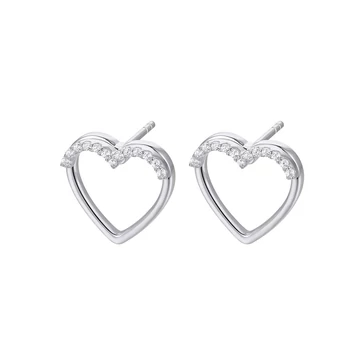 NANA KAY silver trends ezüst szív fülbevaló - ST2436