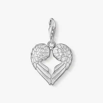 Thomas Sabo szív angyalszárnyból charm - 0613-001-12