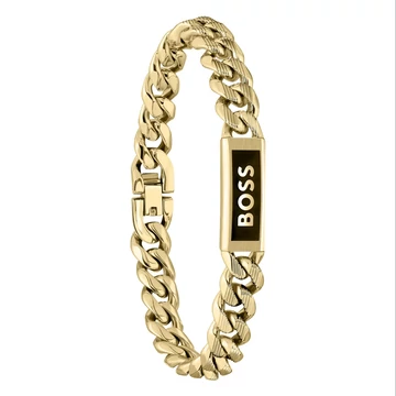 Boss Kassy Emblem férfi karkötő 19 cm - HBJ1580680M