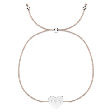 NANA KAY Lovely Sweeties ezüst szív karkötő - LS017