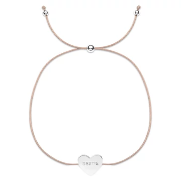 NANA KAY Lovely Sweeties ezüst szív karkötő - LS018