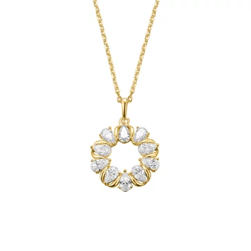 NANA KAY silver trends ezüst kör nyakék - ST2557