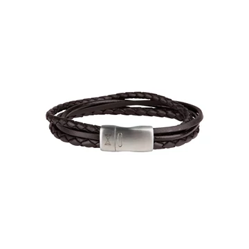 AZE Iron Four String Brown karkötő 21 cm - AZ-BL003-B-210