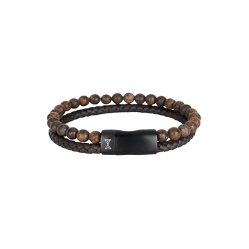 AZE Combi String Mount Terra-Brown karkötő 21 cm - AZ-BL021-A-210