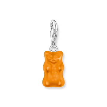 Thomas Sabo x Haribo narancssárga gumimaci kristályüveg charm medál - 2185-017-8