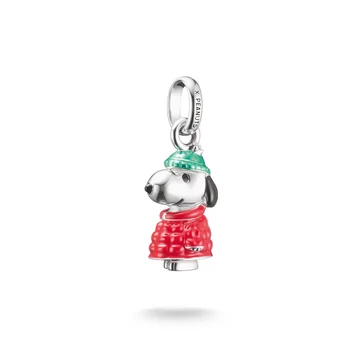 Thomas Sabo Charm Club Connect Peanuts Snoopy téli kabát charm medál - CC1309-664-7