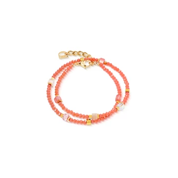 Coeur De Lion Joyful Colours Flex gold-orange karkötő - 4460/30-0216