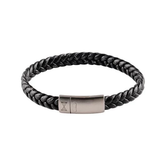 AZE Junior Single Flat String Black karkötő 18 cm - AJ-BL403-A-180_3I