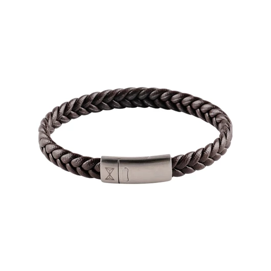 AZE Junior Single Flat String Brown karkötő 16,5 cm - AJ-BL403-B-165_3I
