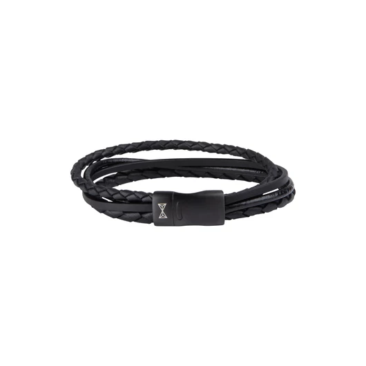 AZE Iron Four String Black-on-Black karkötő 21 cm - AZ-BL003-C-210