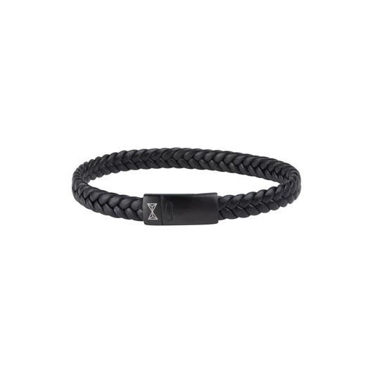 AZE Single Flat String Black-on-Black karkötő 21 cm - AZ-BL010-C-210