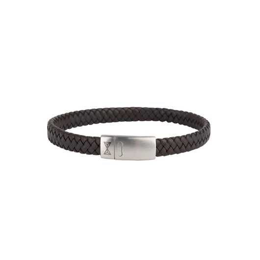 AZE Single Narrow String Brown karkötő 19,5 cm - AZ-BL010-E-195