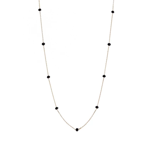 Alisia Crystal Bead nyaklánc - AL880-Oro-Nero