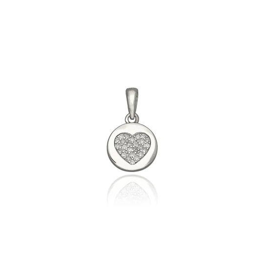 Ezüst szív medál - 09139-32