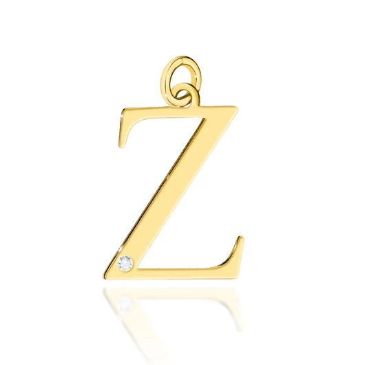 Arany "Z" betű medál - Z069-Z-585-B0.005-Z