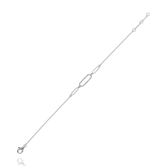 Fehér arany karlánc 17 cm - B55652