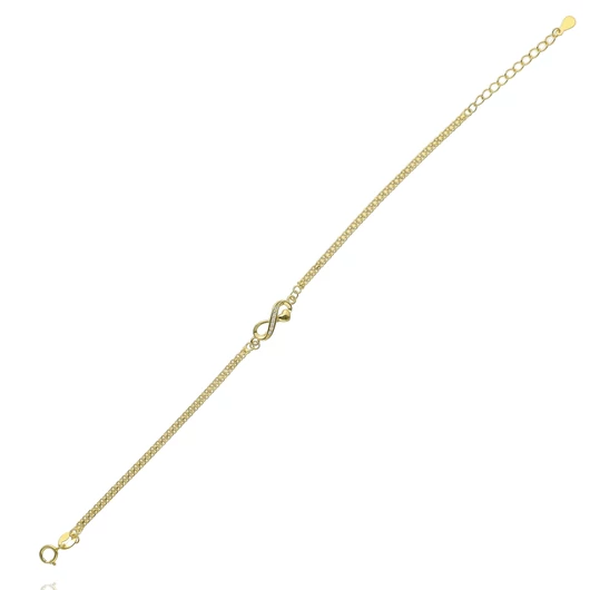 Ezüst végtelen karlánc 20 cm - 07118-186
