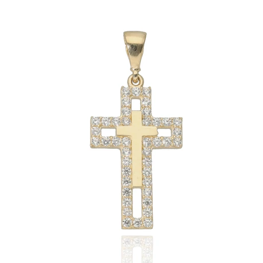 Arany kereszt medál - UZ-PP1796-01_KT