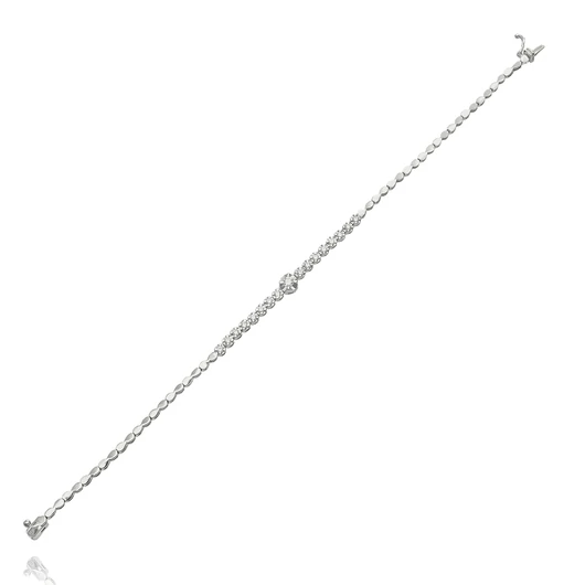 Fehér arany karlánc 18 cm - B32839