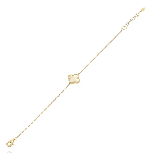 Arany lóhere karlánc 18 cm - 07S221-WH